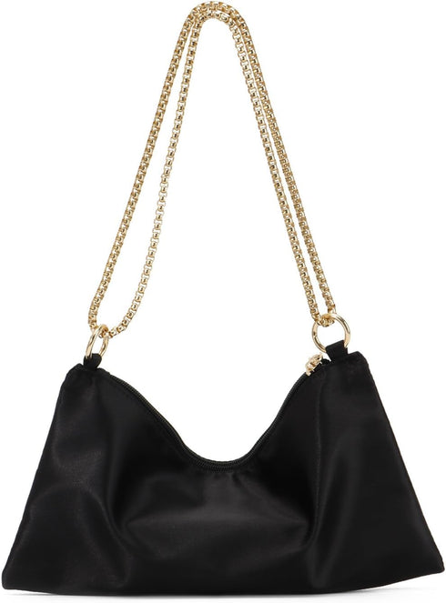 Ynport Women's Evening Handbags Black Clutch Purse Gold Small Shoulder Bag Nude Formal Cocktail Wedding Bridal Purse...