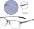 4 Pack Computer Blue Light Blocking Reading Glasses Flexible Lightweight Anti Eyestrain Portable Readers for Women Men +2.00...