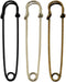 12pcs Extra-Large 4" Steel Safety Pins...