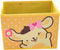 Kerr's Choice Collapsible Storage Bin Yellow Foldable Baskets | Kawaii Office Desk Room Decoration Cute Room Decor...