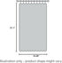 Door String Curtain Flat Silver Ribbon Thread with Shaggy Tassel Room Divider, 39’’x79’’, (Gold-style2)...