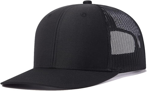 Quanhaigou Trucker Hat - Mesh Snap Back - Unisex Adjustable Baseball Cap - Outdoor Hats for Men Women...