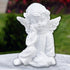Hapivida Cherub Statue, 2.2×2.4in Resin Cherubs White Angel Statue Figurine Garden Sleeping Cherub Statue Sculpture for Indoor Outdoor Home Decora...