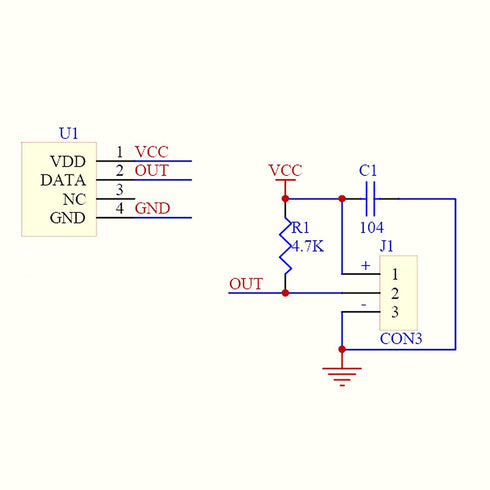 HiLetgo DHT22/AM2302 Digital Temperature and Humidity Sensor Module Temperature Humidity Monitor Sensor Replace SHT11 SHT15 for Arduino Electronic Practice DIY