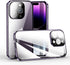 Lockable Magnetic Case for iPhone 15 Pro Max with Safety Lock Screen Protector Camera Lens Protector Double-Sided Glass 360° Full Body Bumper Cove...