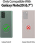 GOOSPERY for Samsung Galaxy Note 20 6.7"(2020) Card Holder Wallet Case, Easy Magnetic Door Closure Protective Dual Layer Bumper Sturdy Phone Back ...