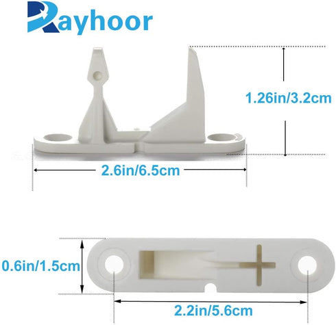 4 Pack 131763310 Washer Door Striker Replacement for Frigidaire Kenmore Washing Machine, Replaces AP3580441 1032664 131763300 Rayhoor