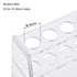 Acrylic Test Tube Holder Rack 6 Sockets for 50ml Centrifuge Tubes Clear (50ml,6 Sockets)...