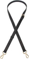Full Grain Leather Adjustable Replacement Cross Body Purse Shoulder Strap Handbag Bag Wallet, 2/3” Wide (Black)...