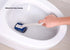 Toilet Brush Bowl Brush - Scratch-Free Curved Good Grip Easy to Use Deep Cleaning No Scratching, Anti-Splashing Easy to Store (2pc Blue)...
