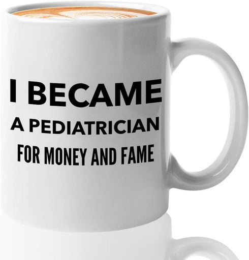 Bubble Hugs Pediatrician Coffee Mug 11 oz White, Tiny Human Doctor Pediatric Nurse Appreciation...