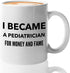 Bubble Hugs Pediatrician Coffee Mug 11 oz White, Tiny Human Doctor Pediatric Nurse Appreciation...