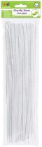 Krafty Kids GC024N 40 Piece Chenille Stems Pipe Cleaners, 6mm by 12", White...
