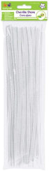 Krafty Kids GC024N 40 Piece Chenille Stems Pipe Cleaners, 6mm by 12", White...