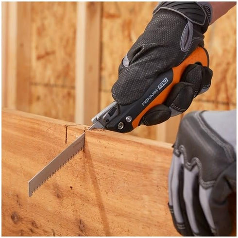 Fiskars Pro POWER TOOTH Compact Utility Hand Saw (6 in blade.)...