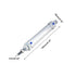 Pneumatic Cylinder 16mm Bore 50mm Stroke Air Cylinder Single Rod Double Action with Y Connector and 2Pcs Pneumatic Quick Fittings (MAL16x50)...