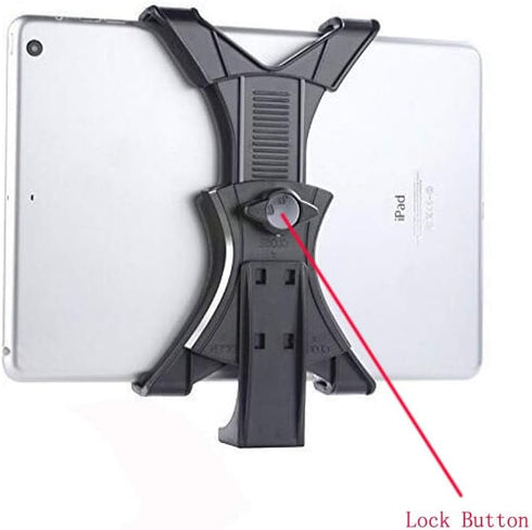 7-10" Tablet Tripod Mount Adapter Holder for iPad, Samsung Galaxy Tab, Microsoft Surface, Google Nexus, Selfie Stick, Monopod...