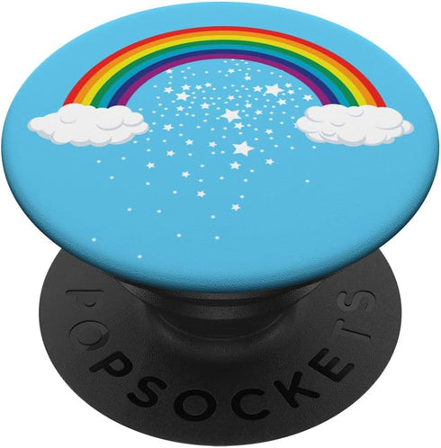 Rainbow Pop Phone Grip For Smartphones & Tablets PopSockets PopGrip: Swappable Grip for Phones & Tablets PopSockets Adhesive PopGrip...