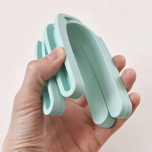 Newk Non-slip Foldable Silicone Trivets for Hot Dishes, 4 Pack Eco Expanding Silicone Pot Holder, Hot Pad, Collapsible Cross Design...