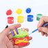 60 Pcs Small Brushes Bulk,Flat Round Tip Acrylic Paint Brushes Set Kids Pointed Flat Nylon Hair Brushes for Classroom Painting Party Acrylic Oil W...