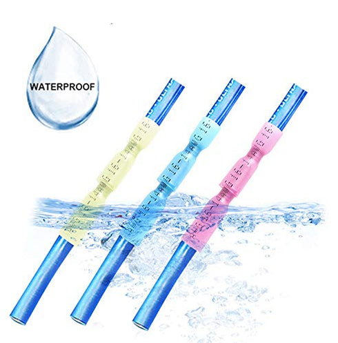 Heat Shrink Bullet Connectors, 100 Pcs Female Male Electrical Bullet Butt Terminals Insulated Waterproof Marine Bullet Connectors for Watercraft, ...