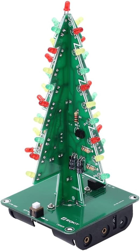 MiOYOOW Christmas Trees LED DIY Kit, Red/Green/Yellow Flash LED Funny Electronic Project Kit for DIY Electronic Enthusiast......