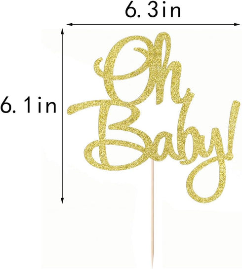 Oh Baby Cake Topper - Baby Shower For boys and girls...