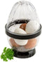 EZ EGGS Hard Boiled Egg Peeler, 3 Egg Capacity – Handheld Specialty Kitchen Tool Peels Egg Shells in Seconds (As Seen on TV)...