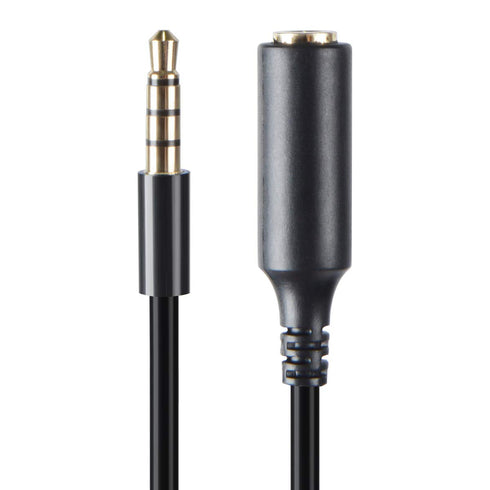 3-Pack AUX Headphone 3.5mm Extension Cable - Male to Female Extender Audio Auxiliary Jack Adapter Wire Cord Plug Connector for iPhone iPod iPad, S...