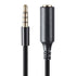 3-Pack AUX Headphone 3.5mm Extension Cable - Male to Female Extender Audio Auxiliary Jack Adapter Wire Cord Plug Connector for iPhone iPod iPad, S...