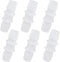 Plastic Hose Barb Fitting, 1/2" x 1/2" Pipe Connectors, Barbed Splicer Mender Joint Adapter Union Fitting, 6 Pcs...