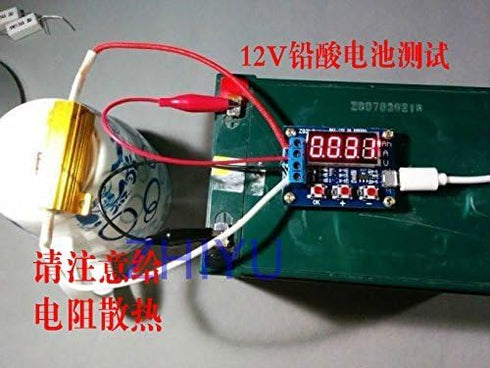 HiLetgo Battery Capacity Meter Discharge Tester Analyzer 1.5V-12V Battery Capacity Meter Discharge Tester...