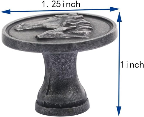 Cabinet Pulls 4 Pcs Kitchen Cabinet Knobs Drawer Knobs Dresser Pulls Cabinet Door Handles for Cabinet Hardware Knobs (Antique Silver)...
