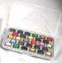 – Bobbin Box Organizer - One Durable Case with Snap Tight Lid for Your Sewing and Quilting Needs - Holds 28 Bobbins...