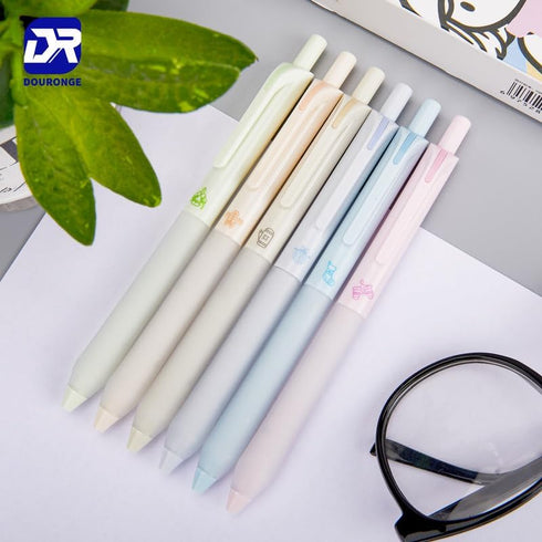 Gel Pens, Black Ink Pens Fine Point Smooth Writing Pens 0.5mm 12 PCS, Ball Point Pens for Journaling Note Taking, Cute Aesthetic Office School Sup...