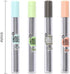 3Pcs 2.0mm 2B Propelling Pencils Candy Color Mechanical Pencil Drawing Writing for Kids Girl Gift School Supplies Students Stationery Professional...