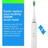 Voom Sonic Pro 7 Series Replacement Brush Heads Advanced Bristle Technology Soft Dupont Nylon Bristles Oral Care - White - Pack of 4...