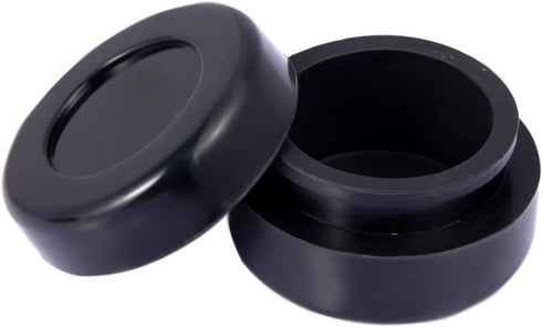 5ML Non-Stick Silicone Wax Containers 50pcs Multi Use Storage Jars Oil Concentrate (Black)...