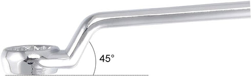 uxcell 14mm x 17mm Metric 12 Point Offset Double Box End Wrench Chrome Plated, Cr-V Steel...