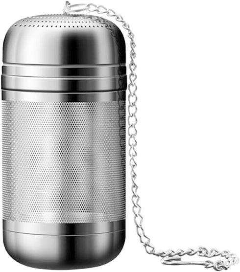PRETYZOOM Stainless Steel Tea Infuser, Kitchen Stew Cage with Chain Hook, Tea Infuser Ball Portable Mesh Tea Strainer for Loose Tea, Seasoning...