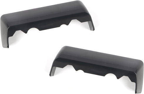 ITrims Car Accessories for Toyota Prado J150 2010-2022 Roof Rack Rail End Luggage Protector Center Cargo Rack Cover Shell Cap Trims ABS Black 2PCS...