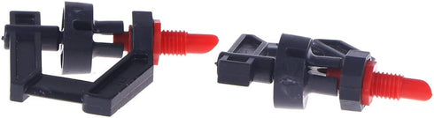 100Pcs G Type 360° Micro Rotary Tripod Nozzle Sprinklers Head Refractive Misting Irrigation Plant Rotating Refraction Sprinkler Atomizing Nozzle L...