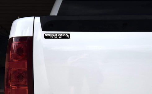 StickerTalk Fasten Your Seatbelts Vinyl Stickers, 5 inches by 1 inch...
