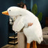 Goose Stuffed Animal Giant White Goose Plush Pillow,Cute Duck Toy Soft Hugging Swan Plush Pillow Gifts for Kids Adults...
