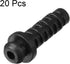 uxcell 20pcs 3mm Inner Dia PVC Strain Relief Cord Boot Protector Power Tool Hose Black...