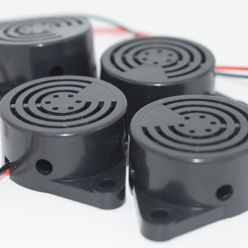 5PCS SFM-27 DC 3-24V Alarm Siren Electronic Piezo Active Buzzer, 95dB High Decibel Continuous Beep Speaker for Arduino...