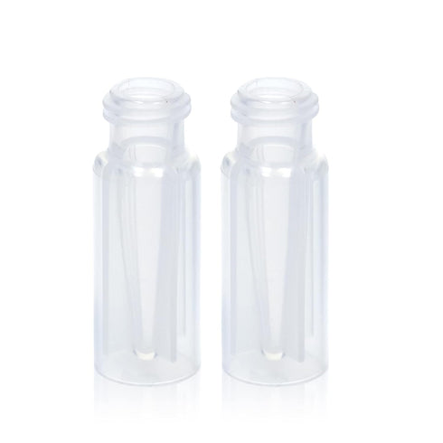 9 mm Screw Top Vials with 0.3 mL Fused Inserts, Polypropylene, 100 pcs/pk...