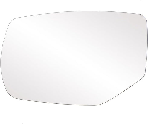 Fit System Driver Side Heated Mirror Glass w/Backing Plate, Honda Accord Coupe, Accord Hybrid, Accord Sedan, 4 13/16" x 7 3/8" x 7 15/16" (w/Turn ...
