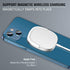 Magnetic Wireless USB C Phone Charger, 15W Portable Fast QI Charging 2 in 1 Stand, Apple iPhone & Samsung Android Compatible, 3ft Charging Cable I...
