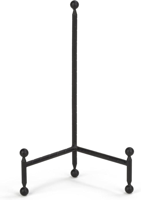 TRIPAR Modern Tripod Easel Display, Black Finish - Lightweight & Durable Design - Perfect for Displaying Decorative Pictures, Artwork, Plates, Til...